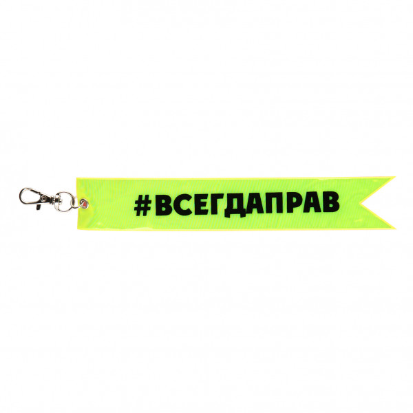 Брелок светоотражающий 18*3см 211612 КОКОС