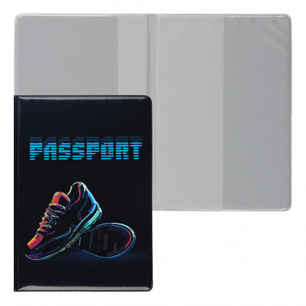 Обложка для паспорта ПВХ KLERK Keds печать без уголков 214068