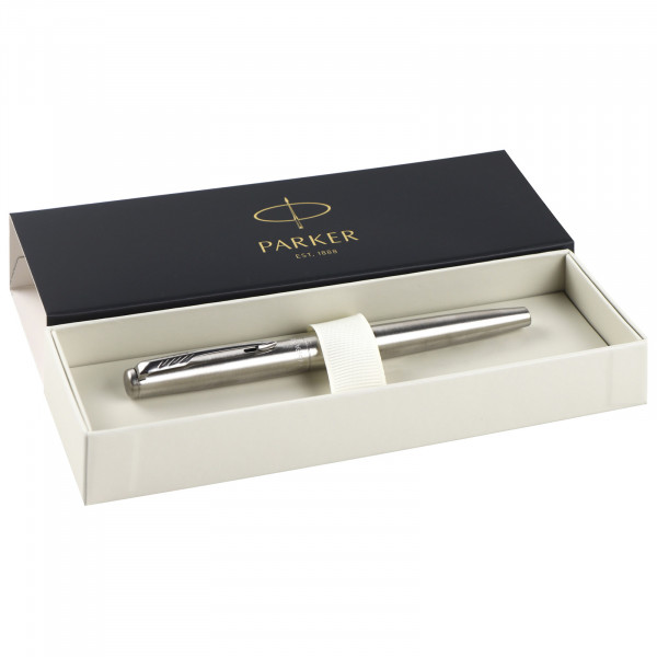 Ручка перьевая Parker "Jotter Stainless Steel CT" 1мм