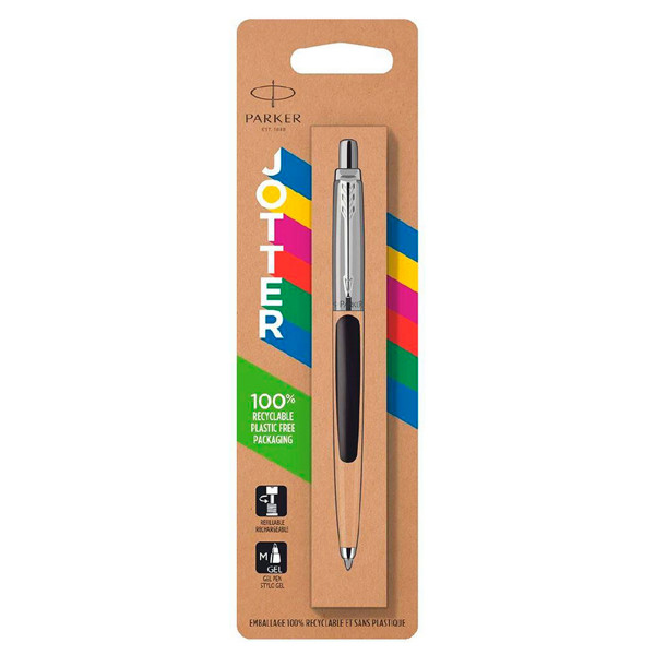 Ручка шариковая Parker "Jotter Black" синяя 1,0мм, блистер