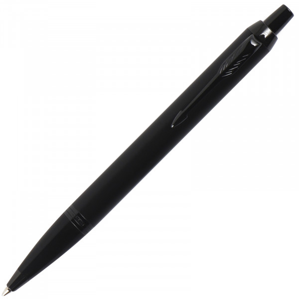 Ручка шариковая Parker "IM Achromatic Black" 1мм синяя