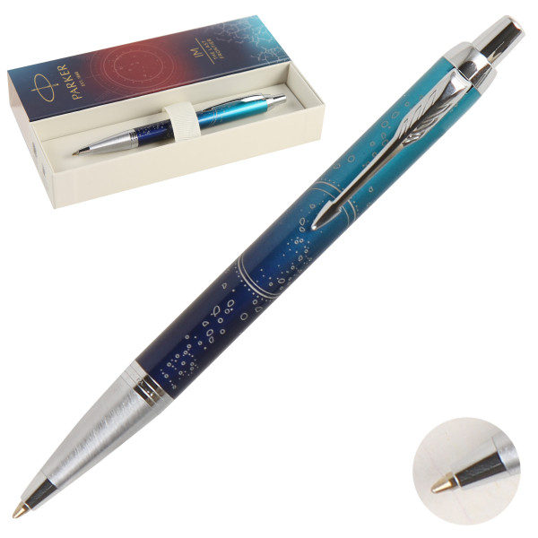 Ручка шариковая PARKER IM SE SUBMERGE BP M.BLU GB корпус стальной 2152991 синяя
