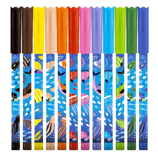 Фломастеры 12цв. "COLORPERS" OCEAN LIFE