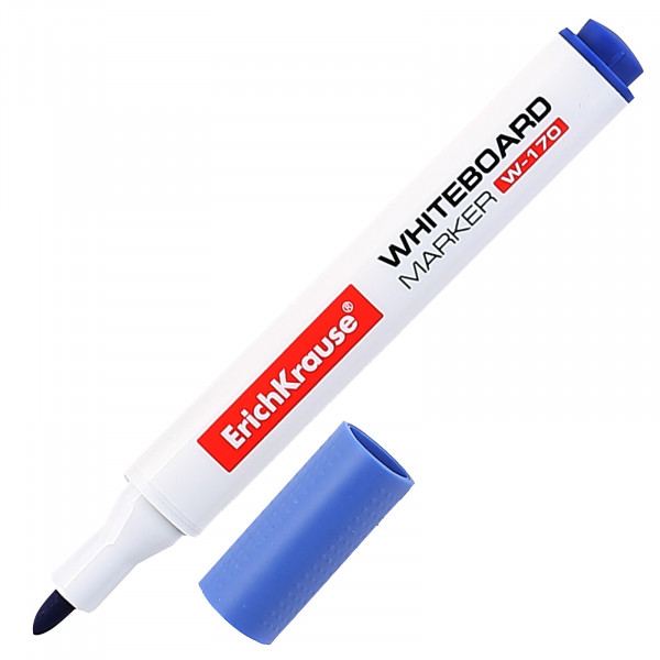 Маркер для досок ErichKrause® W-170, цвет чернил синий