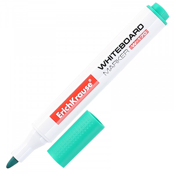 Набор маркеров для доски ErichKrause® W-170, цвет чернил: черный, синий, красный, зеленый