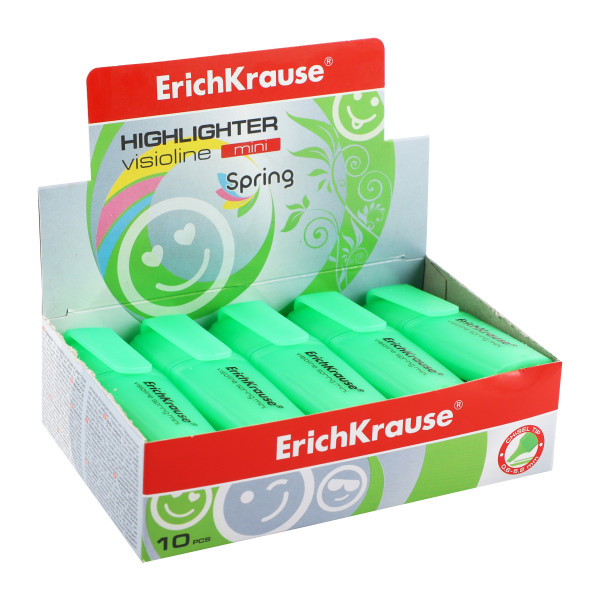 Текстмаркер Erich Krause  Visioline Mini Spring зеленый