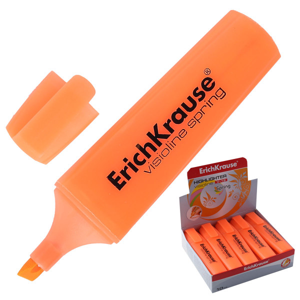 Текстовыделитель оранжевый 0.6-5.2мм ERICH KRAUSE Visioline V-12 Spring 50510
