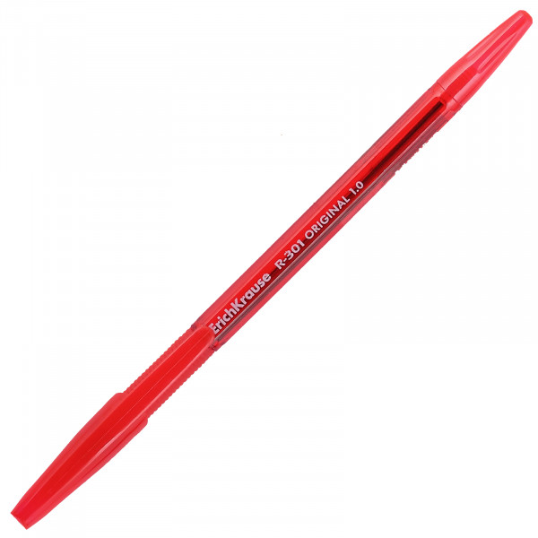 Ручка шариковая R-301 Stick&Grip 1.0 красный