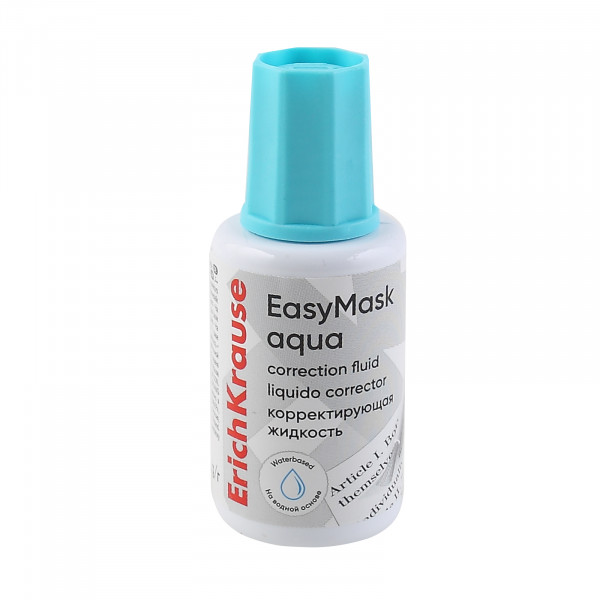Корректирующая жидкость водн осн 20мл ERICH KRAUSE EasyMask Aqua 61926 кисть