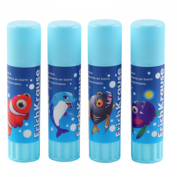 Клей-карандаш 15гр. "Erich Krause" EasyStick Sea Friends