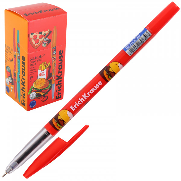 Ручка шариковая Slender Stick Cheat Meal 0.7мм синий