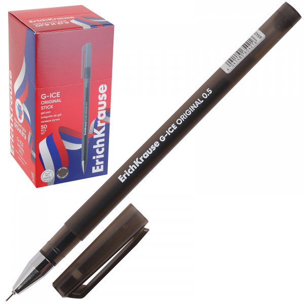 Ручка гелевая G-ICE черная для ОГЭ/ЕГЭ