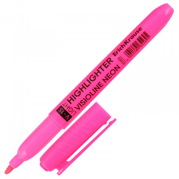 Текстмаркер Erich Krause Visioline V-15 Neon розовый