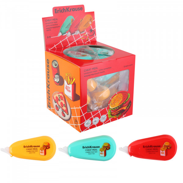 Корректирующая лента 5мм*6м ERICH KRAUSE 65597 EasyMask Flip Cheat Meal