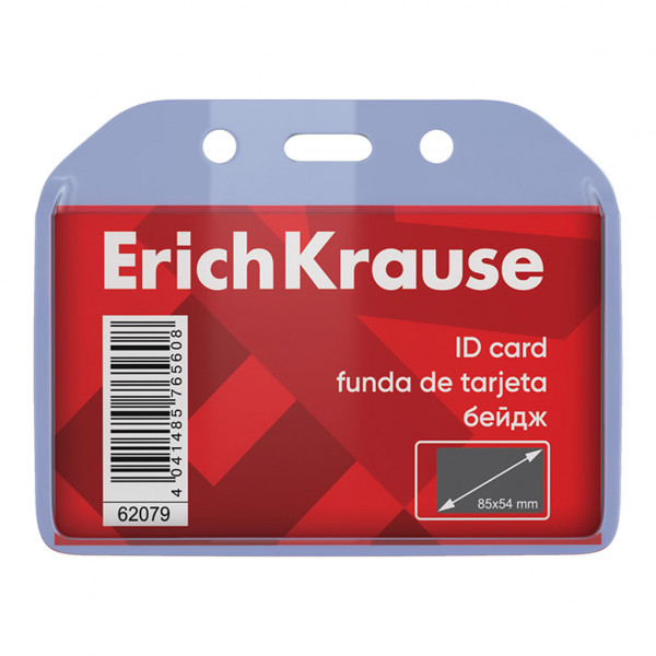 Бейдж горизонт 85*54 ERICH KRAUSE 62079 на ленте ассорти