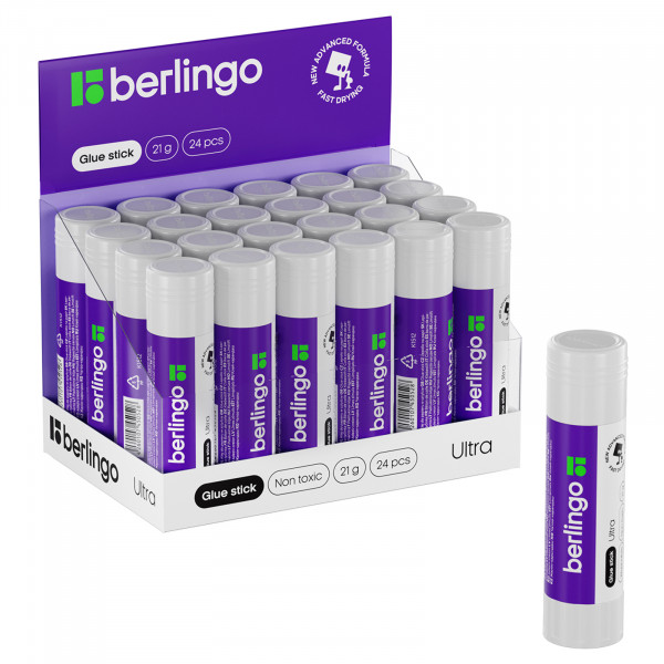 Клей-карандаш 21гр. "Berlingo"