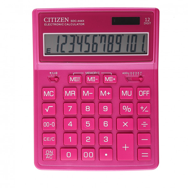 Калькулятор CITIZEN 12-разр.155*204*33 розовый
