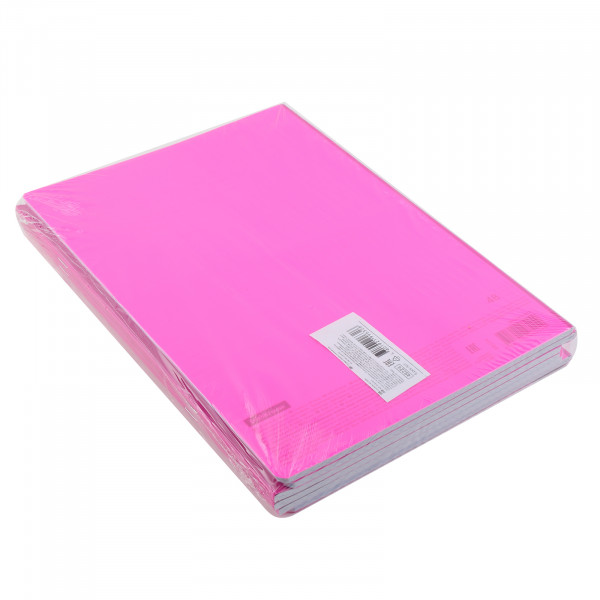 Тетрадь А4 48л пласт обл ERICH KRAUSE 48224 CoverPrо Neon розовая