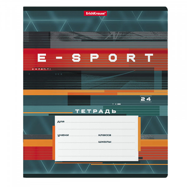 Тетрадь 24л. лин. ErichKrause Cybersport