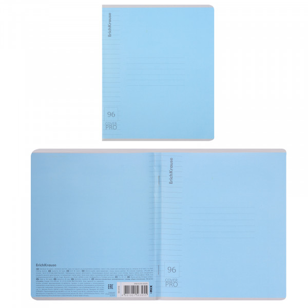 Тетрадь 96 л. лин. с пласт. обл. Классика CoverPro fizzy ассорти