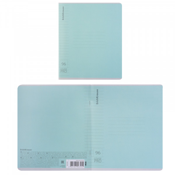 Тетрадь 96 л. лин. с пласт. обл. Классика CoverPro fizzy ассорти