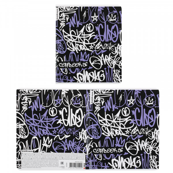 Тетрадь 96 л. кл. EK Graffity