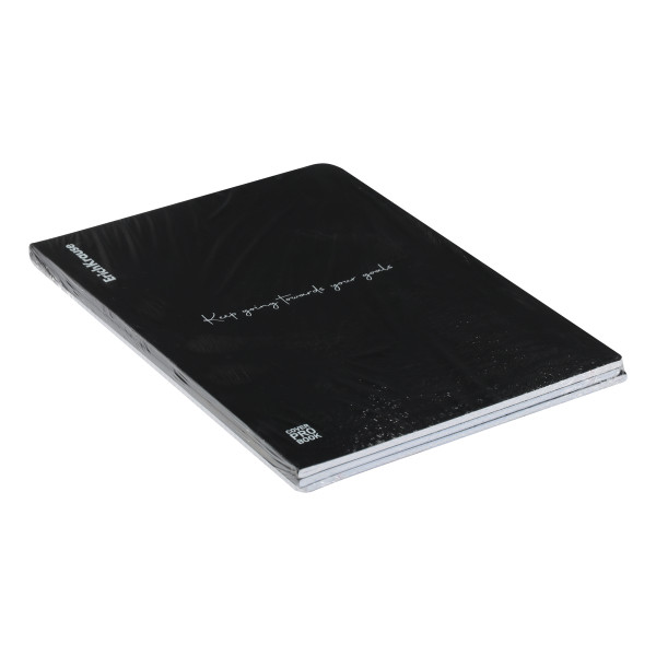 Тетрадь 48 л.кл. А4 CoverPro, пластик обл. черный