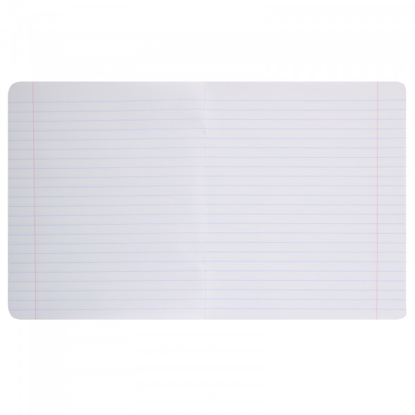 Тетрадь 24л. лин. с пласт обл. Классика, зеленая