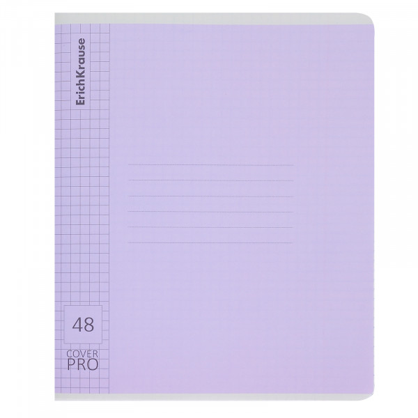 Тетрадь 48л. кл. с пласт обл. Классика CoverPro glossy