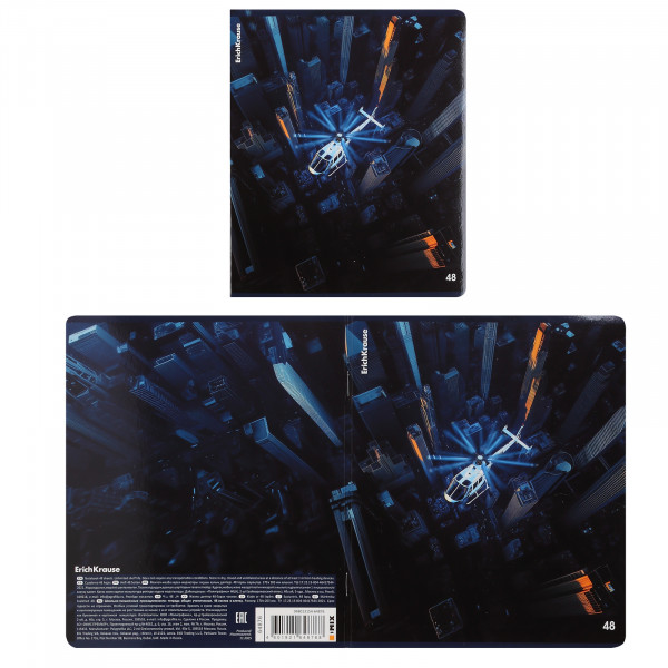 Тетрадь 48л. кл. Top View, глян. ламин. Mix-pack