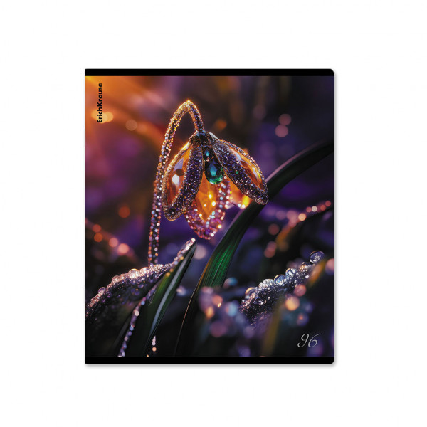 Тетрадь 96л. кл. Glassy глянц. ламин. Mix-pack