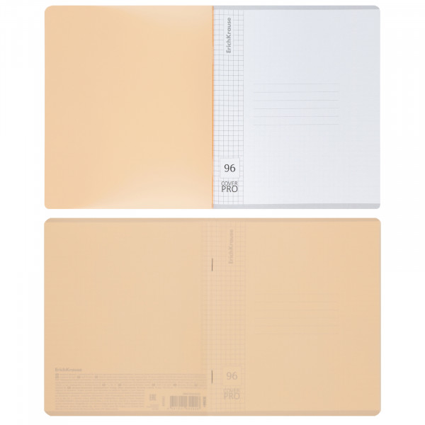 Тетрадь 96 л. кл. с пласт. обл. Классика CoverPro matt. Dream