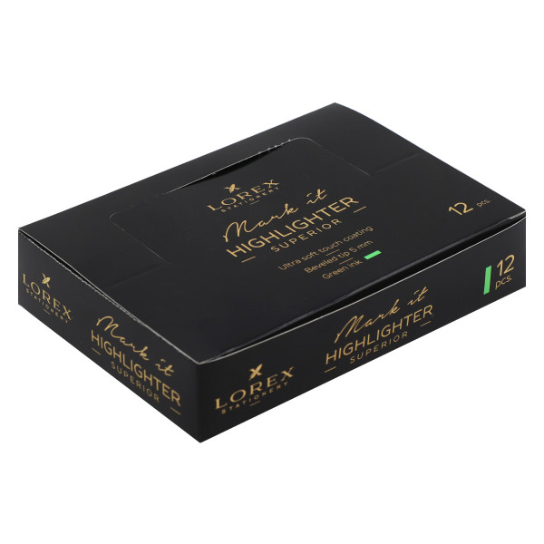 Текстовыделитель 1-5мм LOREX LXHLMT-SG Mark it SUPERIOR неон зеленый