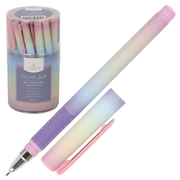 Ручка шар масл 0.7мм LOREX GRADIENT FUSION Double Soft LXOPDS-GF