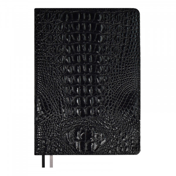 Ежедневник нед. А5+ 160л  ESCALADA аллигатор черный Ежедневник нед. А5+ 160л  ESCALADA аллигатор черный
