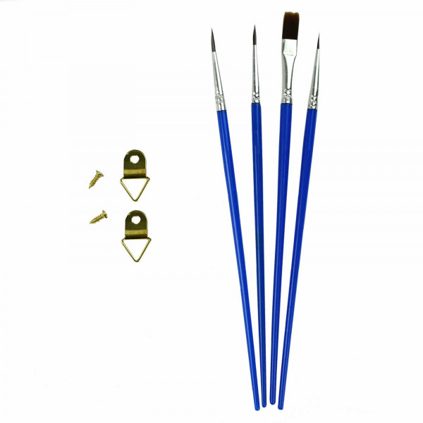 Набор для творчества Картина по номерам на свертке  ЛОТОСЫ,