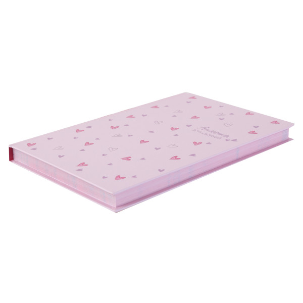 Анкета для друзей А5 128л. Сердечки на розовом