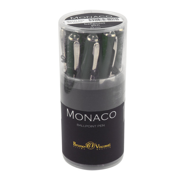 Ручка шарик. "MONACO" 0.5 ММ, СИНЯЯ (зеленый корпус)