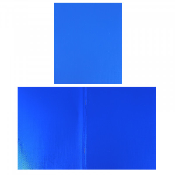 Тетрадь 48л HATBER 48Т5бвВ1 METALLIC Синяя бумвинил