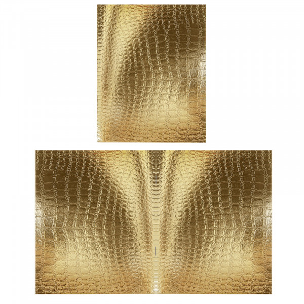Тетрадь 48л HATBER 48Т5бвВ1 METALLIC CROCO бумвинил золото
