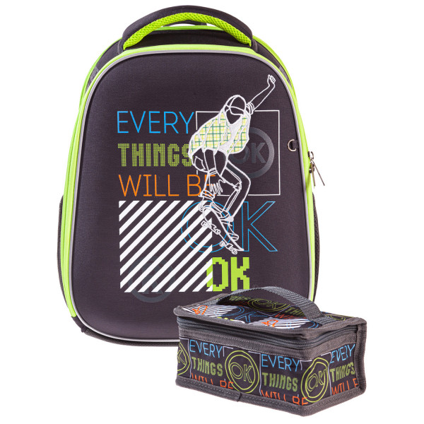 Рюкзак 2отд HATBER ERGONOMIC plus NRk_60017 Скейтбординг