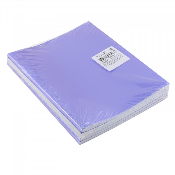 Тетрадь 48л HATBER 48Т5бвВ1 METALLIC Фиолетовая бумвинил