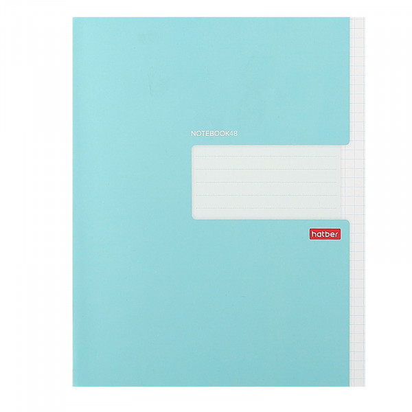 Тетрадь 48л клетка ТЕТРАДЬ Бирюза