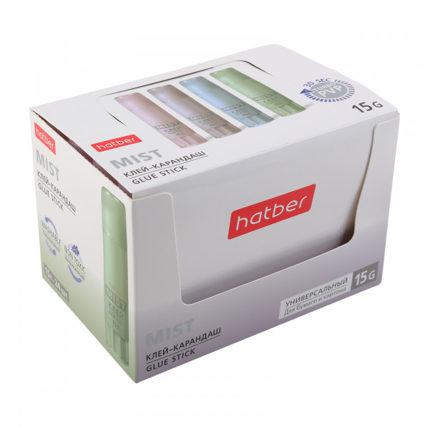 Клей-карандаш 15гр HATBER GS_081211 Mist