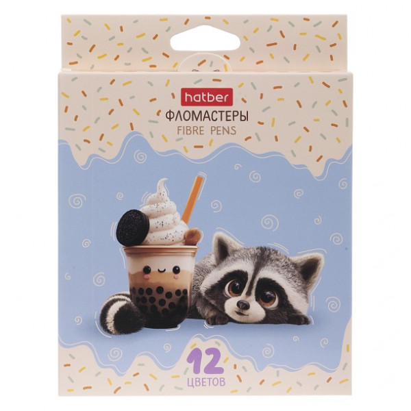 Фломастеры 12цв HATBER FP_093537 ВОТ ЕНОТ