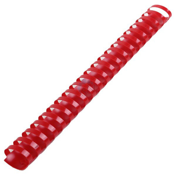 Пружина пластиковая для переплета 28 мм (красная) (1/50) РеалИСТ