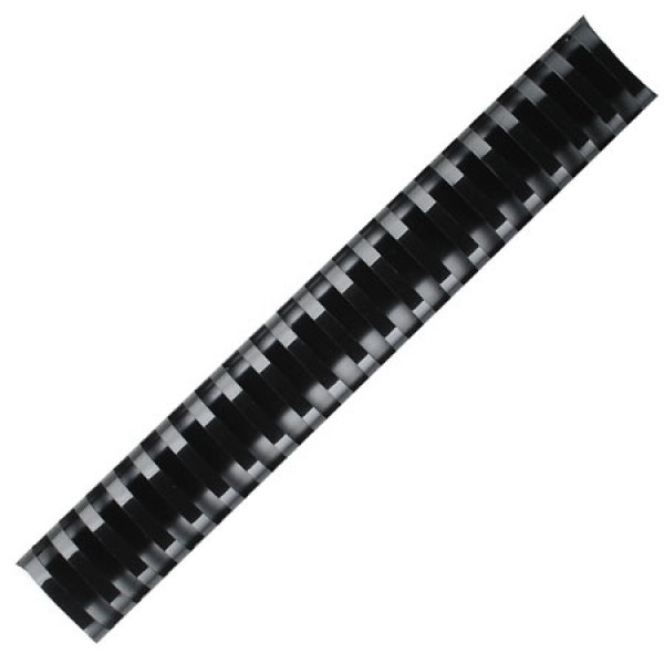Пружина пластиковая для переплета 45 мм (черная) (1/50) РеалИСТ