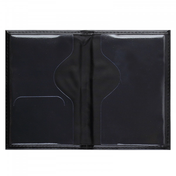 Обложка для паспорта к/з KLERK Classic черная