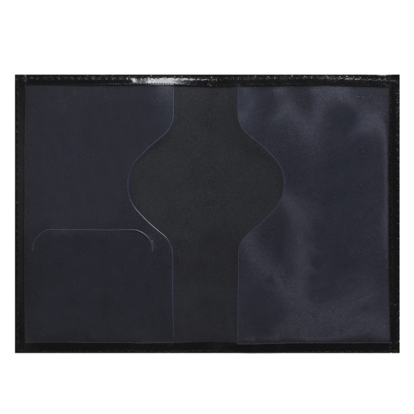 Обложка для паспорта KLERK Luxury кожа черная