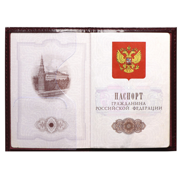 Обложка для паспорта KLERK Luxury кожа красная